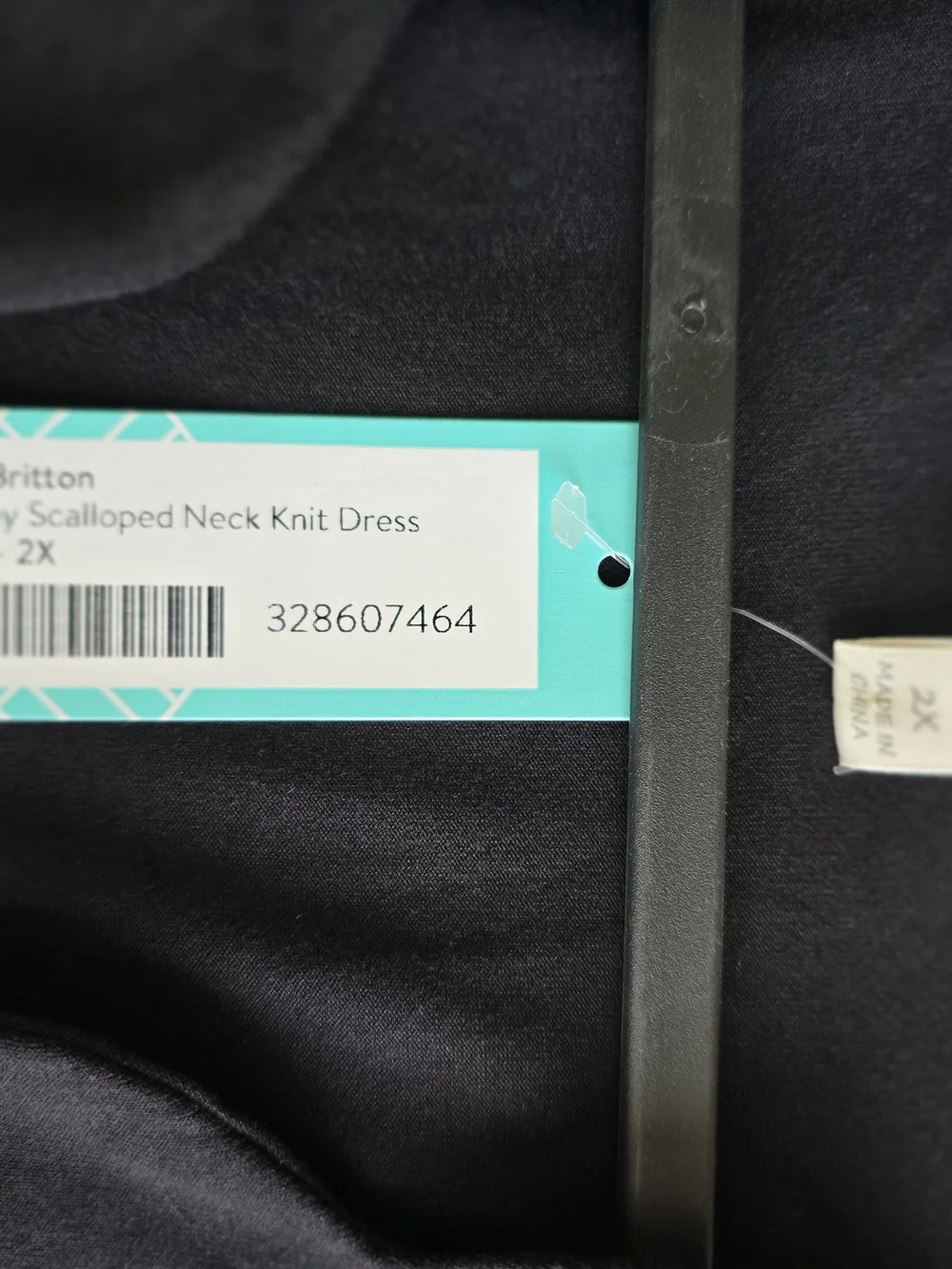 NWT nine britton Black V-Neck Short Sleeve Top Sz 2X